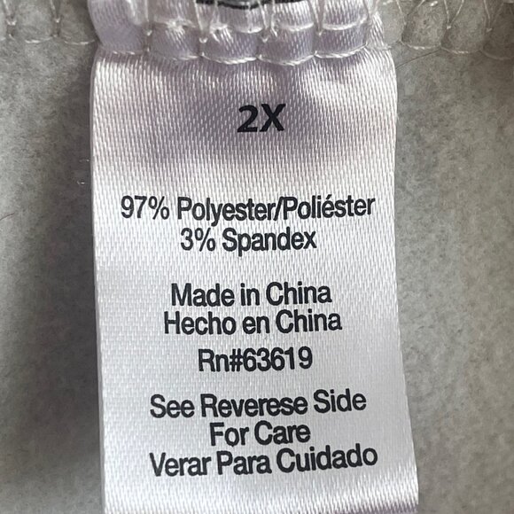 The Sweatshirt Project Ribbed Full Zip Sweatshirt Light Gray Color Size MENS 2XL - Picture 5 of 7